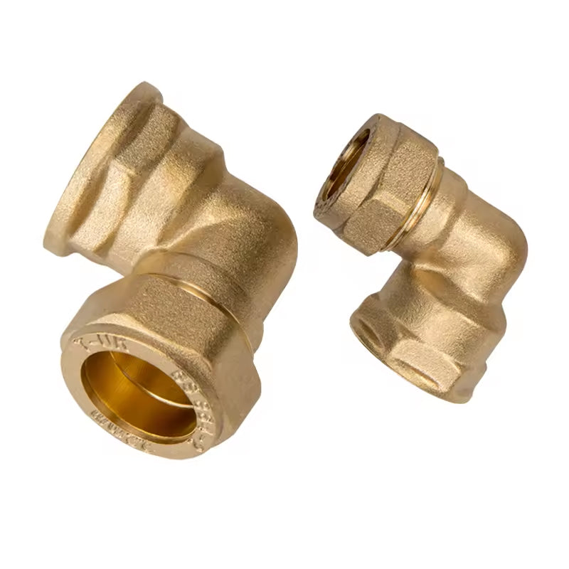 Gerain90 Degree Cw617n Brass Pipe Joint Connector Elbow Fitting