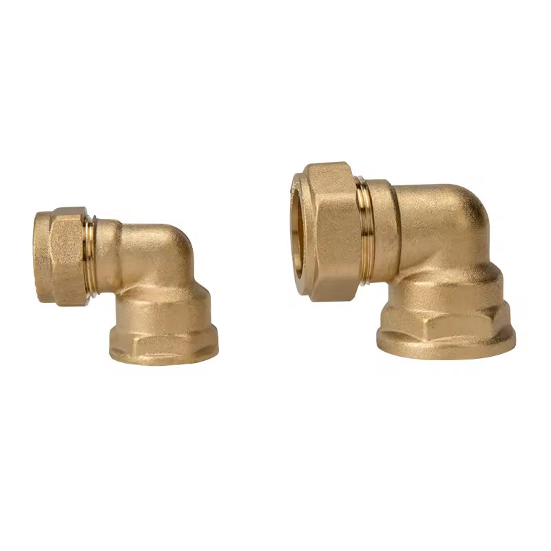 Gerain90 Degree Cw617n Brass Pipe Joint Connector Elbow Fitting