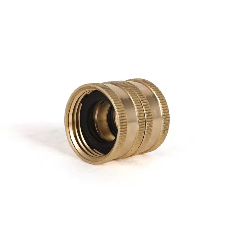 GerainGarden 3/4 Brass Quick Coupling Tap Adaptor Hose Swivel Faucet Connector