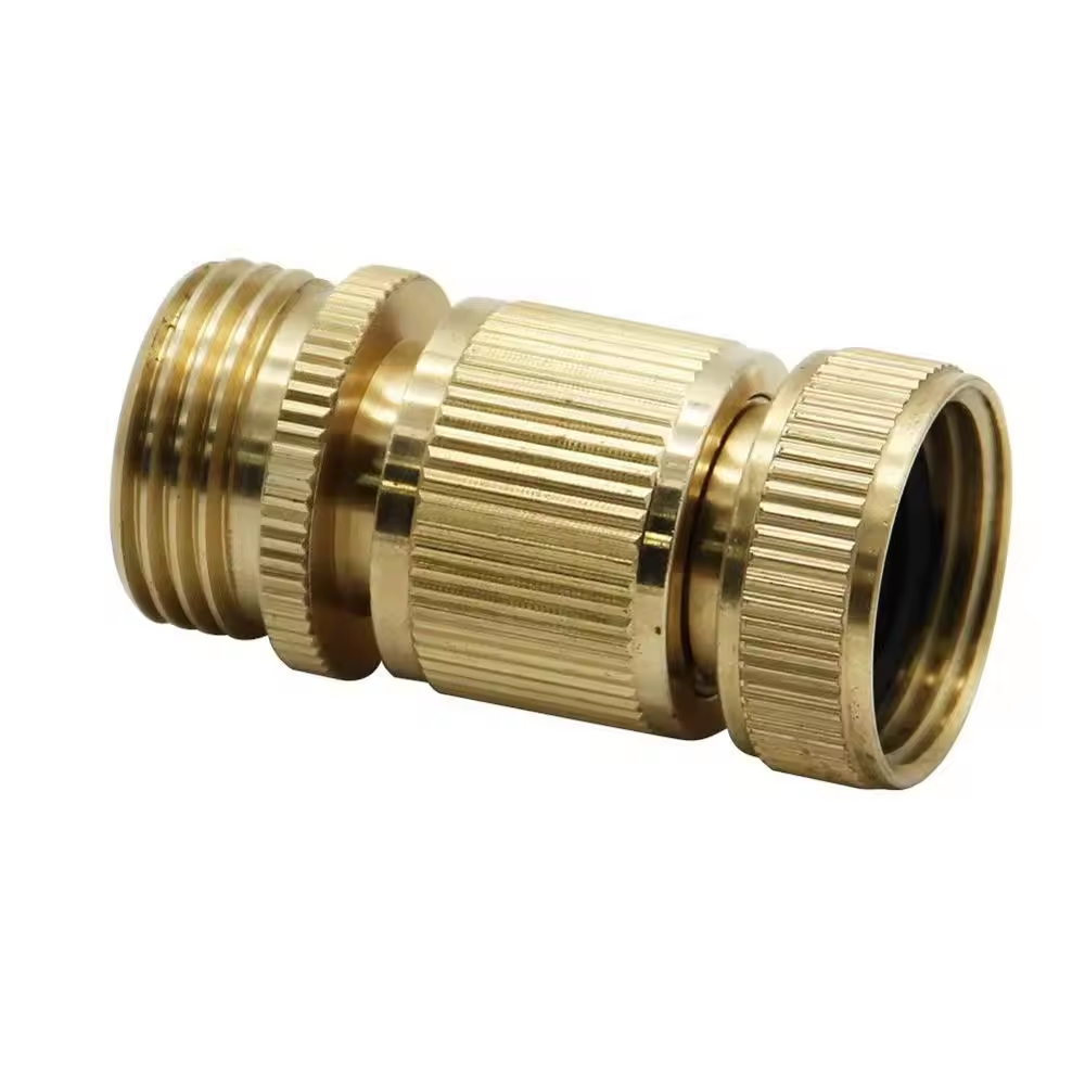 GerainFactory High Quality Pipe Fittings Brass Tap Adapter Screw Coupling Garden Hose Quick