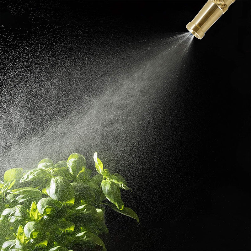 GerainHX-3437 Solid Brass Variable Flow Controls Hose Nozzle Garden Water Gun