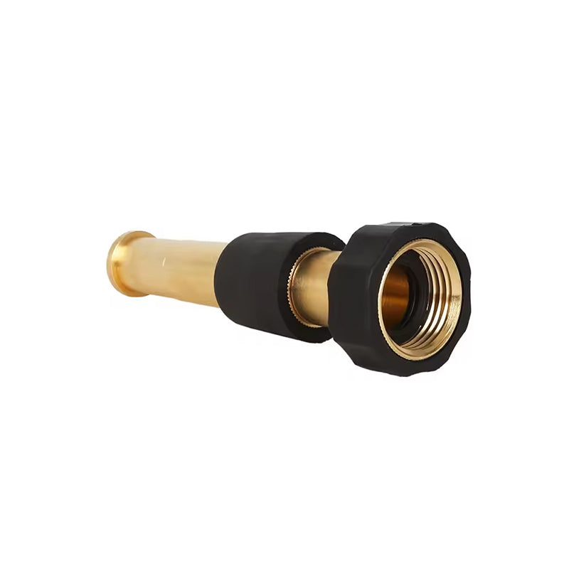 GerainHX-3452 5'' Solid Brass Variable Flow Controls Hose Nozzle Water Gun with Rubber