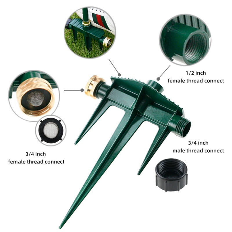 GeRain Sprinklers Aluminum Irrigation Tapes Step Spike for Garden Irrigation