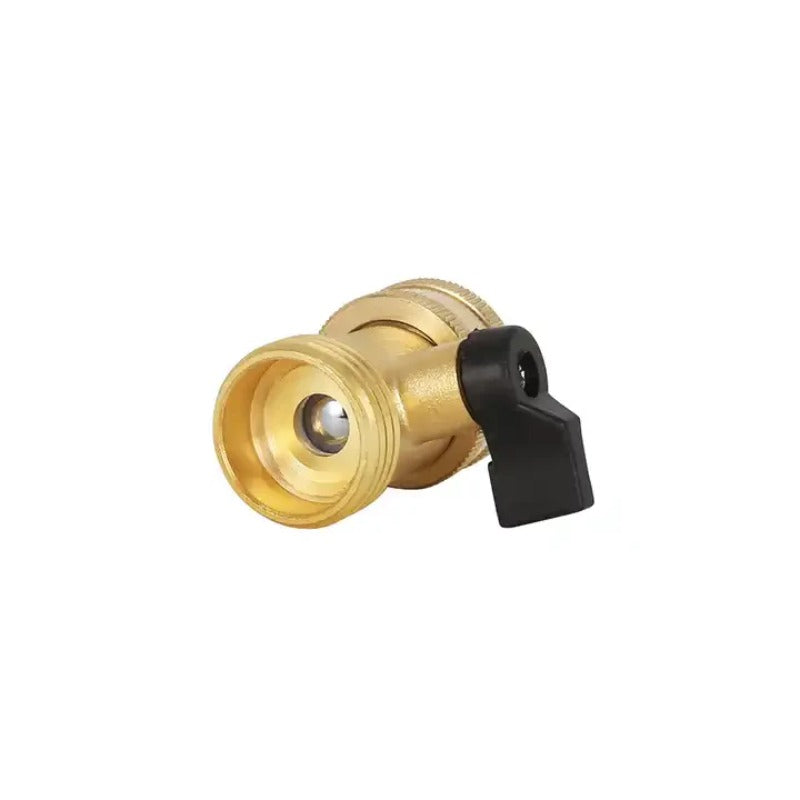 GerainBrass Hose Connector Water One Way Flow Shut Off Valve
