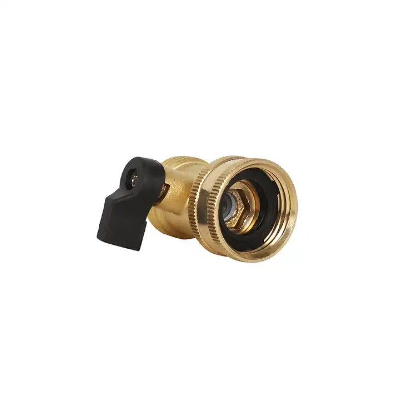 GerainBrass Hose Connector Water One Way Flow Shut Off Valve
