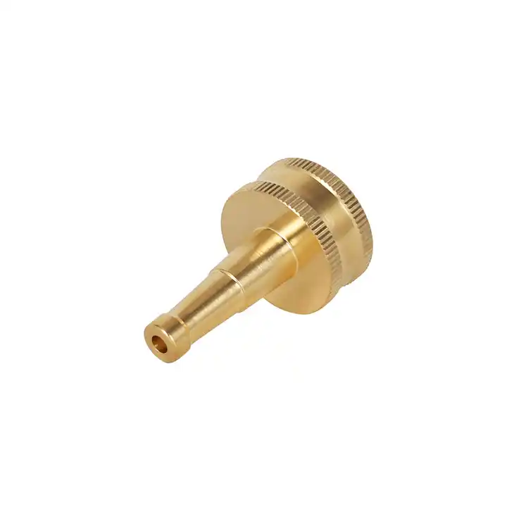 GeRain 2 Inch Garden Quick Install Brass Water Hose Spray Pipe Twist Sweeper Nozzle