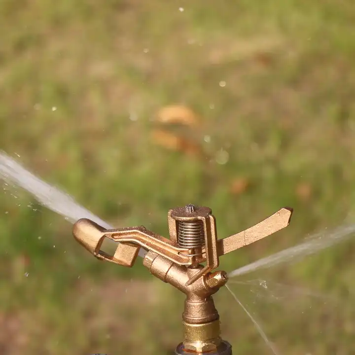 GeRain Agriculture Water Irrigation Impact Sprinkler with Metal Spike