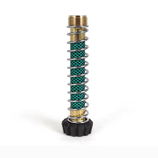GerainBrass Garden Hose Coil Spring Protector Connector Coupling Adapter