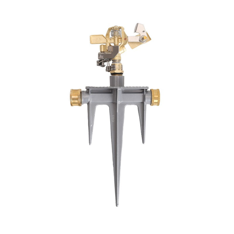 GeRain Irrigation 360 Degree Water-saving Impact Sprinkler with Metal Spike