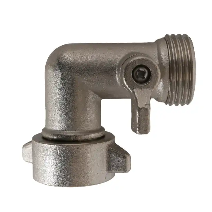 GeRain Brass Angle Tube Connector Adjustable Elbow Hose Fitting