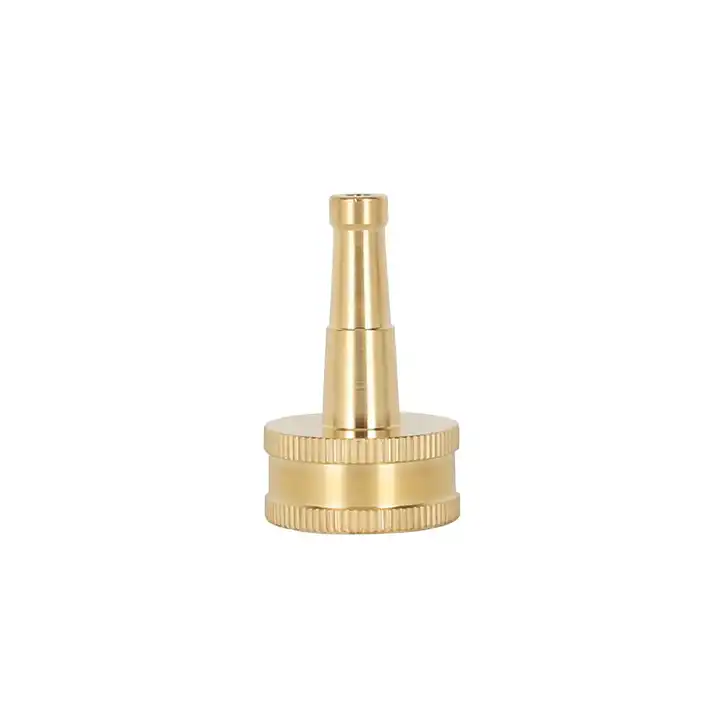 GeRain 2 Inch Garden Quick Install Brass Water Hose Spray Pipe Twist Sweeper Nozzle