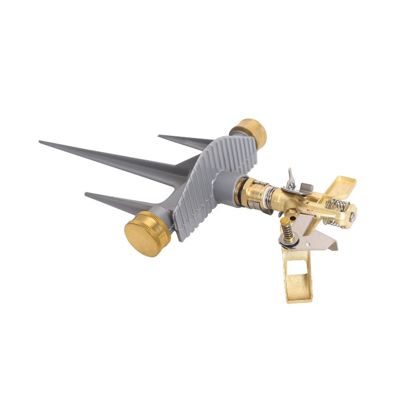 GeRain Irrigation 360 Degree Water-saving Impact Sprinkler with Metal Spike