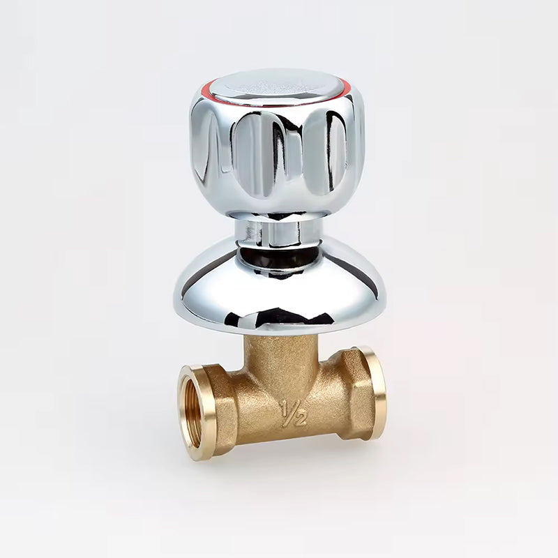 GerainConcealed Water Pipe Bronze Brass Stop Cock Valve