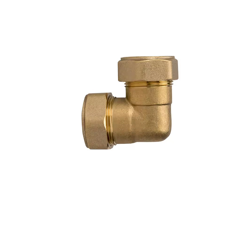 GerainFactory Making High Quality Female and Male Thread Brass Pipe Fittings 90 Degree Brass Elbow HX-8005