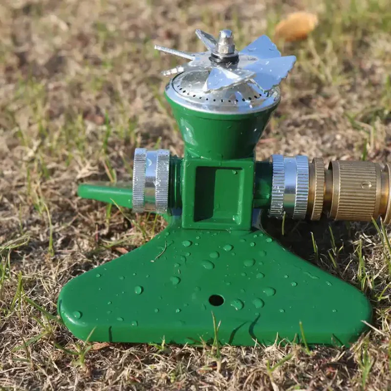 GeRain Irrigation System Lawn Sprinkler Heavy Duty Metal Square Garden Sprinkler for Yard