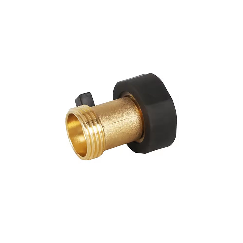 GeRain Garden Brass One Way Water Hose Shut Off Valve