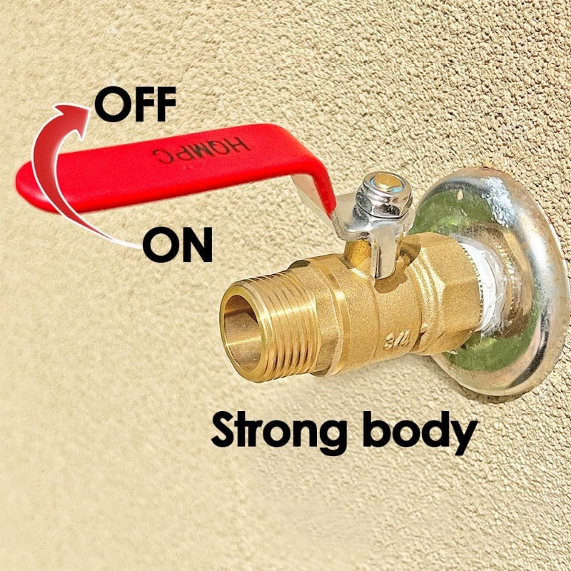Gerain Garden High Pressure Hydraulic Brass Hose Tap Ball Valve