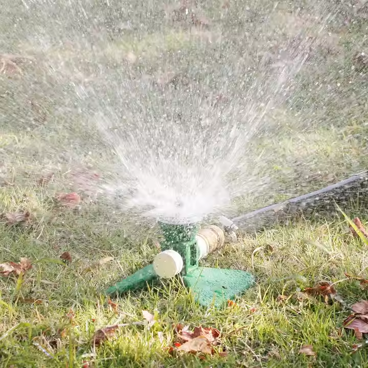 GeRain Irrigation System Lawn Sprinkler Heavy Duty Metal Square Garden Sprinkler for Yard