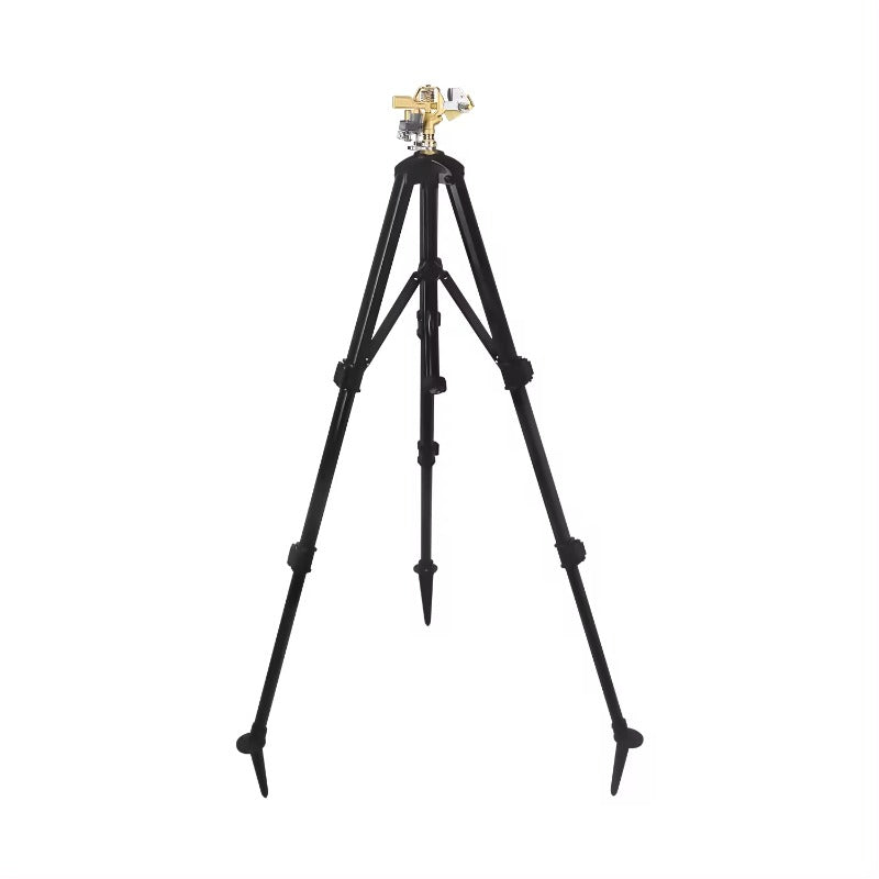 GeRain Hot Sell Black Aluminum Tripod Impact Sprinkler Water Garden