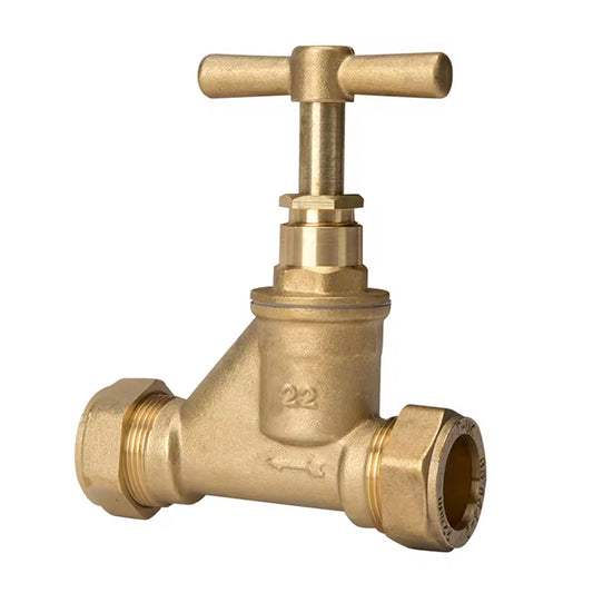 Geraincw617n Brass 40mm City Water Stop Cock Valve