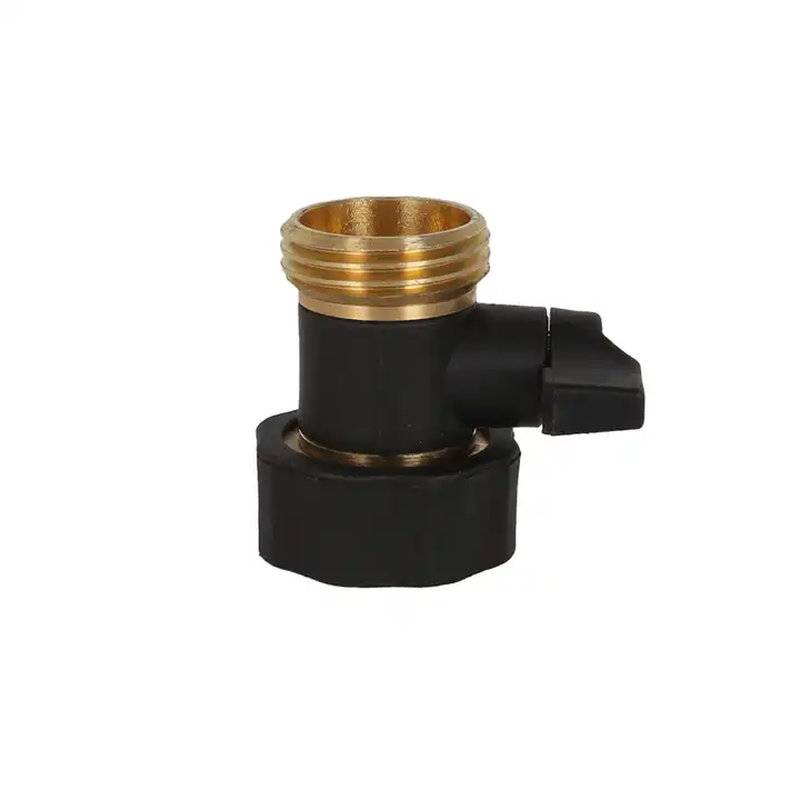 GeRain Garden Aluminum One Way Water Hose Shut Off Valve