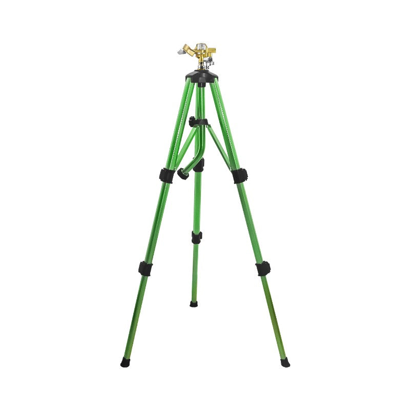 GerainFactory Sprinkler Weighted Impact Sprinkler on Tripod Base with Stakes