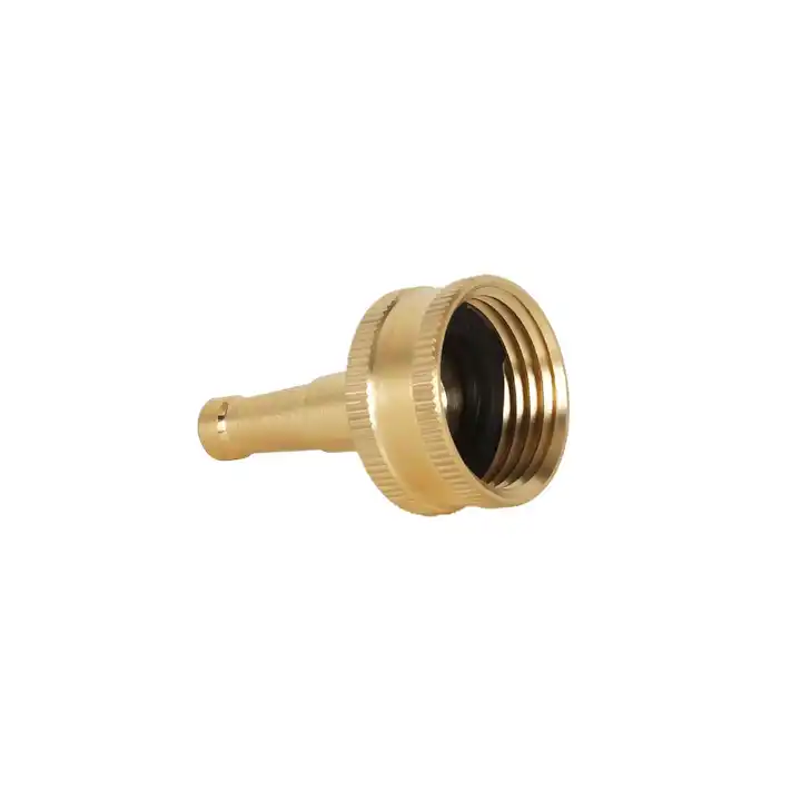 GeRain 2 Inch Garden Quick Install Brass Water Hose Spray Pipe Twist Sweeper Nozzle