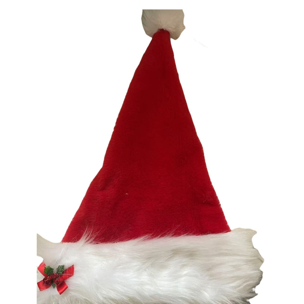 GerainChristmas Decorations Thick Long Plush Hat Short Plush Hat