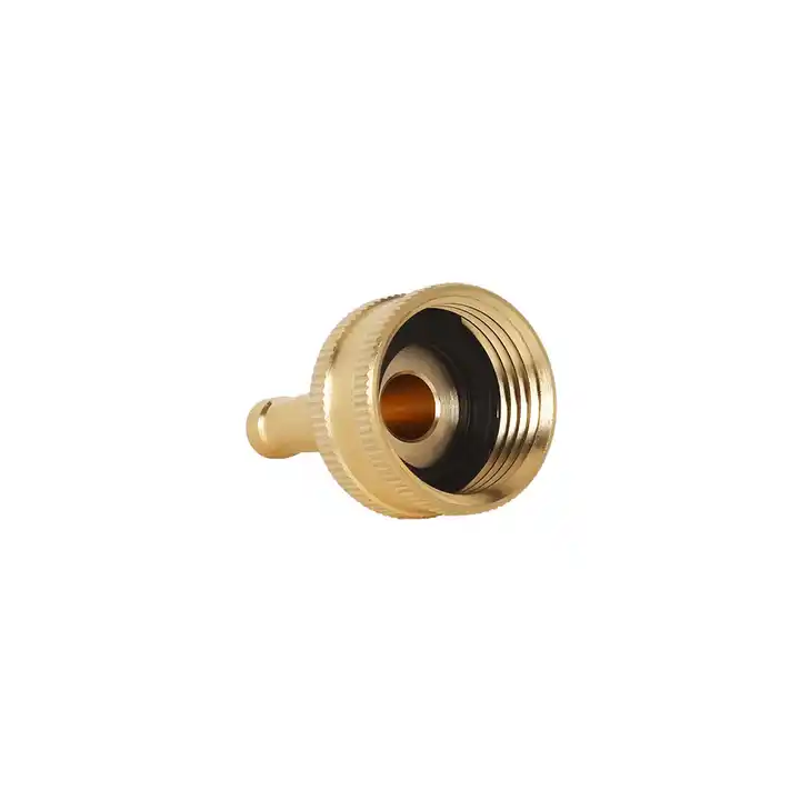 GeRain 2 Inch Garden Quick Install Brass Water Hose Spray Pipe Twist Sweeper Nozzle