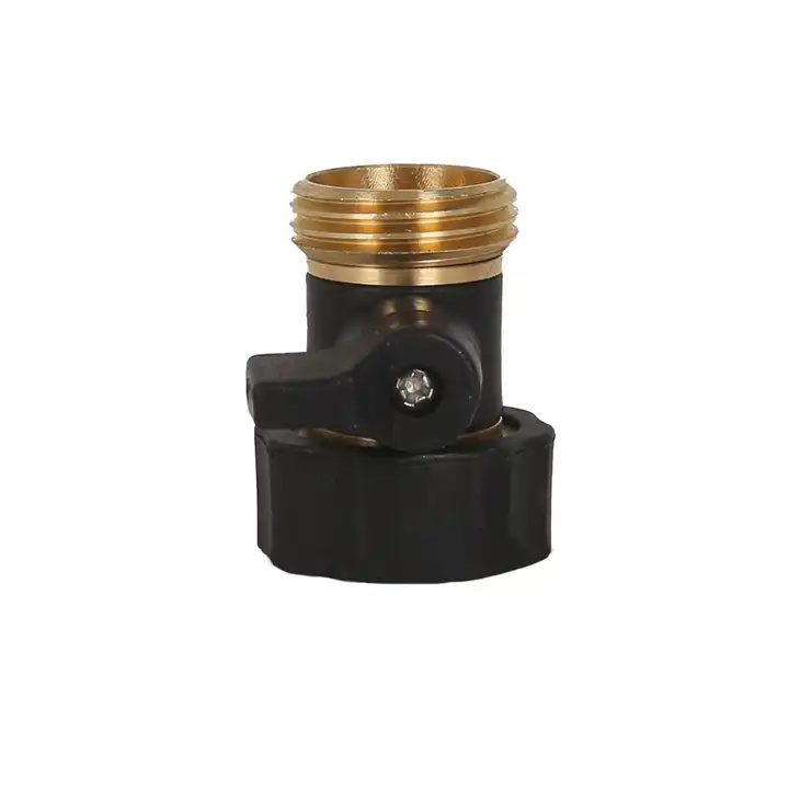 GeRain Garden Aluminum One Way Water Hose Shut Off Valve