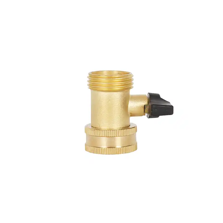GerainBrass Hose Connector Water One Way Flow Shut Off Valve