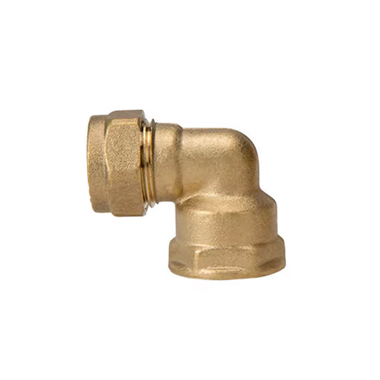 Gerain90 Degree Cw617n Brass Pipe Joint Connector Elbow Fitting