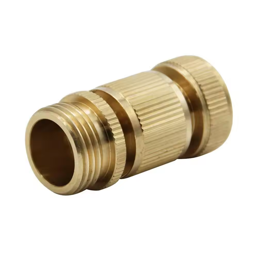 GerainFactory High Quality Pipe Fittings Brass Tap Adapter Screw Coupling Garden Hose Quick