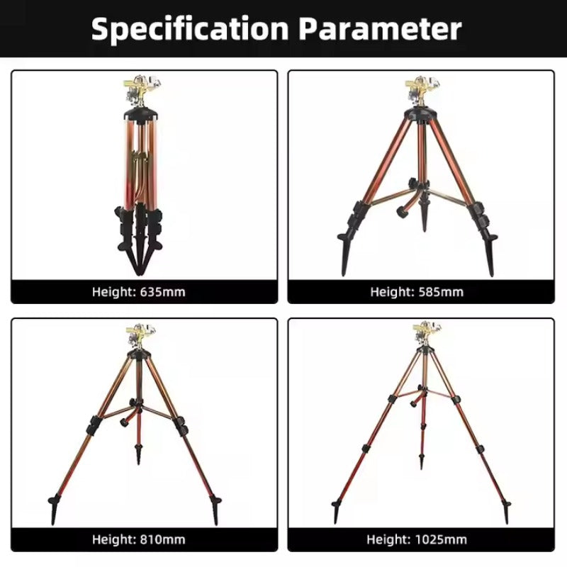 GeRain GerainNew Color Matching Tripod Sprinkler 300 Degree Large Area Coverage
